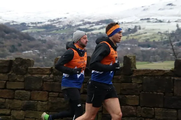 'The pain disappears when you hear people's stories' says Kevin Sinfield's running partner