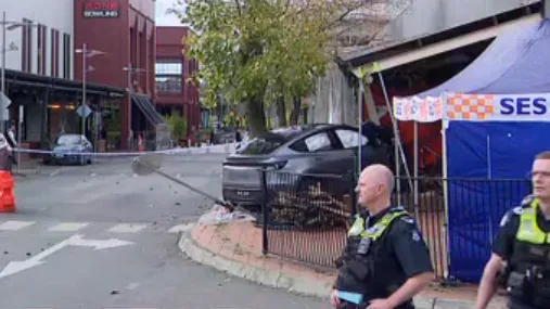 Woman killed as car crashes into Martini and Co at Westfield Knox