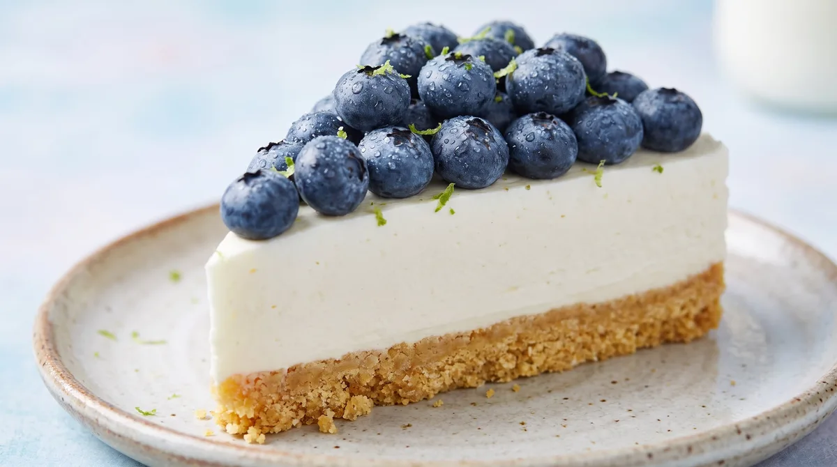 Pastel de arándanos sin horno; así puedes preparar este antojo