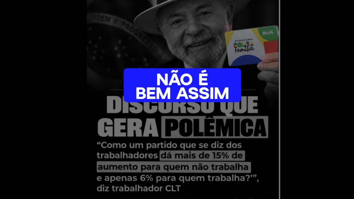 #NÃOÉBEMASSIM: Bolsa Família teve reajuste maior que do salário mínimo em 2026, mas não supera aumento dos últimos três anos