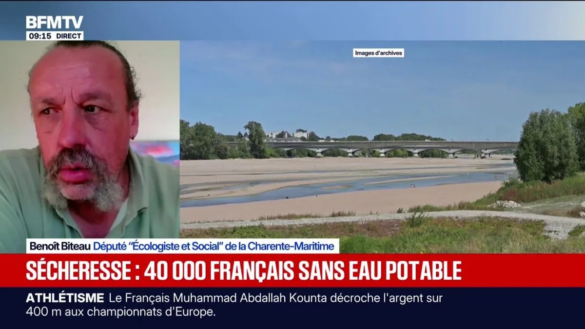 Sécheresse: "Il faut créer les conditions pour que ces stockages d'eau fonctionnent", affirme Benoît Biteau, député Écologiste