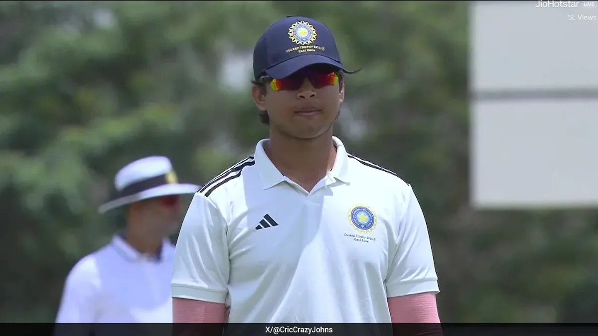 'Captain' Vaibhav Sooryavanshi Scripts History In Duleep Trophy At Age Of 15