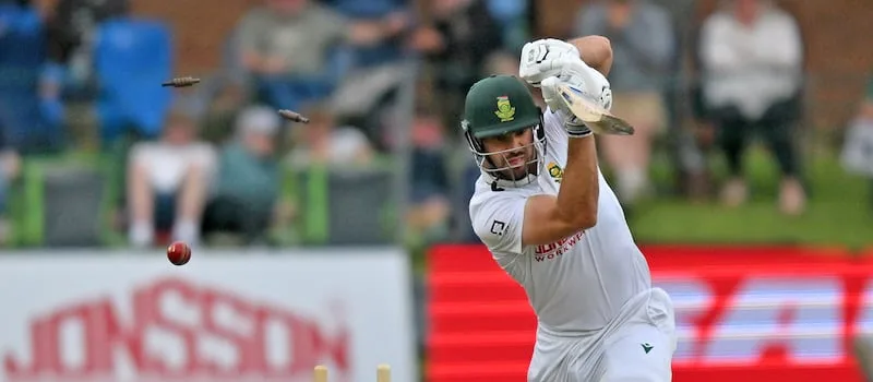 Boland makes double breakthrough before rain ends first day’s play