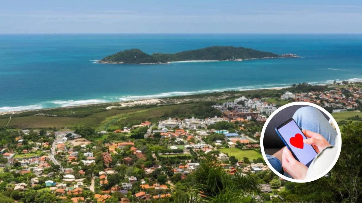 Bairro com praia paradisíaca em SC é o melhor para achar um crush e 60% dos solteiros dizem que local aproxima paquera