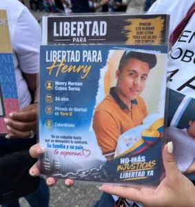 Familiar de preso político extranjero denuncia que Gobierno colombiano “no ofrece ayuda” al detenido