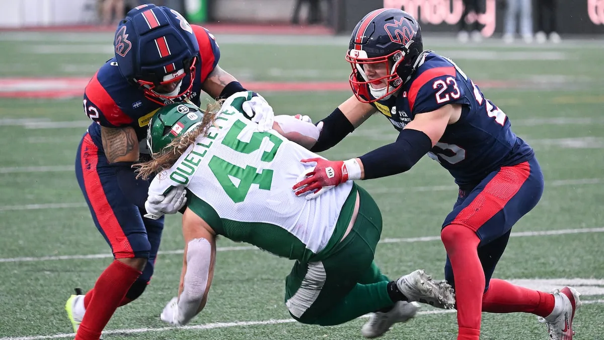 Alouettes feast on Roughriders in 44-24 Thanksgiving classic