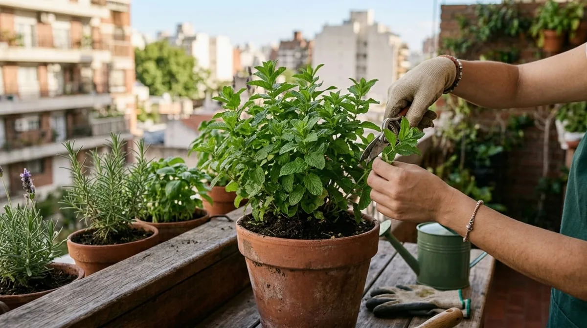 Cómo cultivar menta en una maceta y tener una planta aromática que crece rápidamente