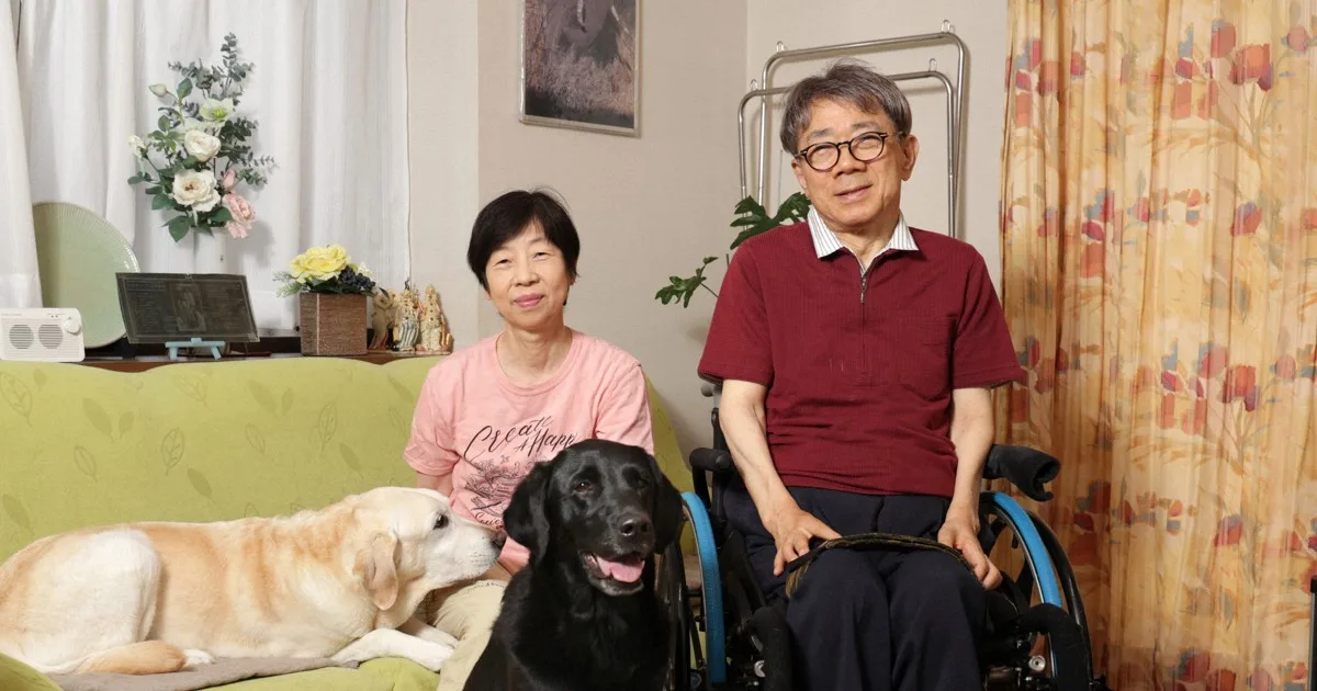 なくそう心の段差:バイク事故で手足まひ 絶望を希望に変えた介助犬との30年