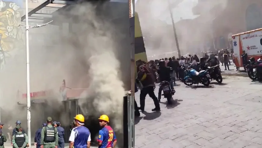 EN VIDEO: Voraz incendio se desató en la avenida Baralt de Caracas este 10-Oct, al menos 300 personas habrían sido evacuadas