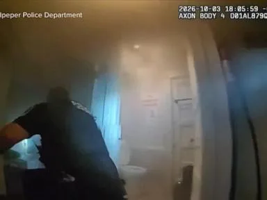 WATCH: Video shows Virginia police's daring house fire rescue