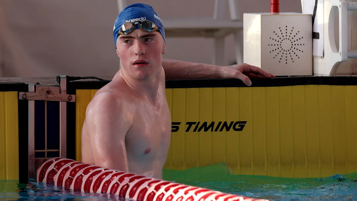 Tenía 2 años cuando desapareció su hermana Madeleine: así es hoy Sean McCann, la promesa de la natación