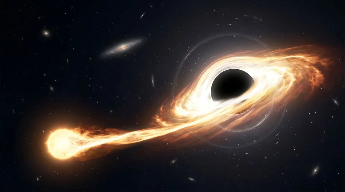 Uma estrela morreu no lugar errado e o clarão entregou um buraco negro supermassivo a mais de 30 mil anos-luz do centro da própria galáxia