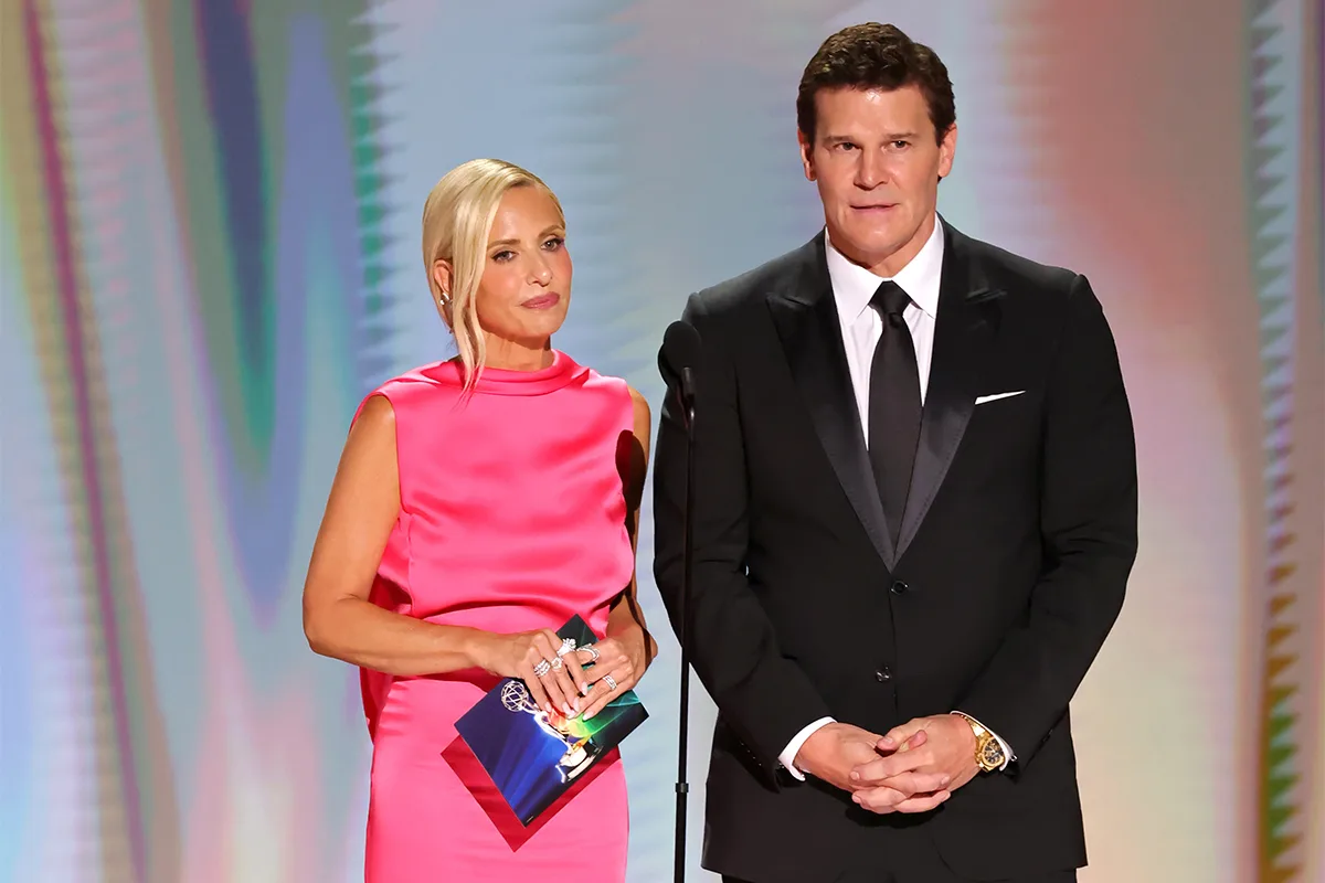 ‘Buffy’ Reunion at Emmys: Sarah Michelle Gellar and David Boreanaz Mock Canceled Reunion Series, Pay Tribute to Cast Members Who Died