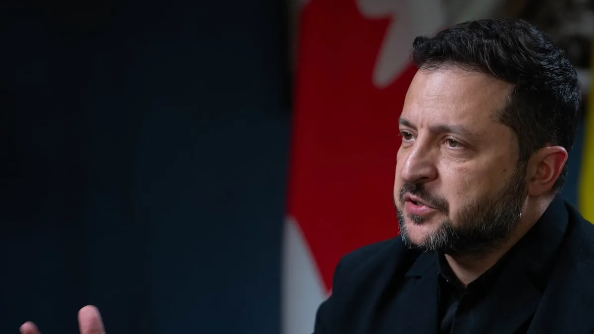 Zelenskyy describes Canada-U.S. tensions as 'strange,' draws comparison to Ukraine and Russia