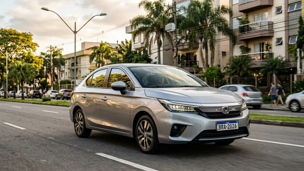 O porta-malas de 519 litros oferece espaço para várias malas grandes neste sedã de motor 1.5 e 126 cv que dispensa o turbocompressor e utiliza transmissão CVT