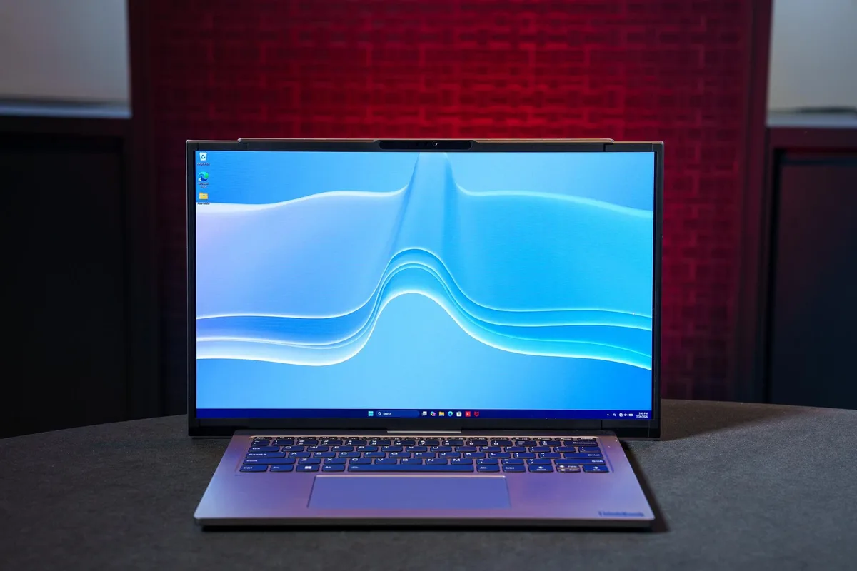 This 14-inch laptop has a screen that unrolls to 17 inches