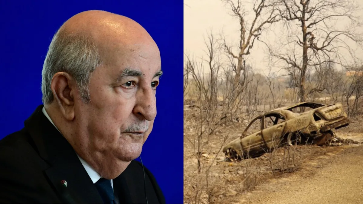 Contre les pyromanes, le président algérien réclame le rétablissement de la peine de mort