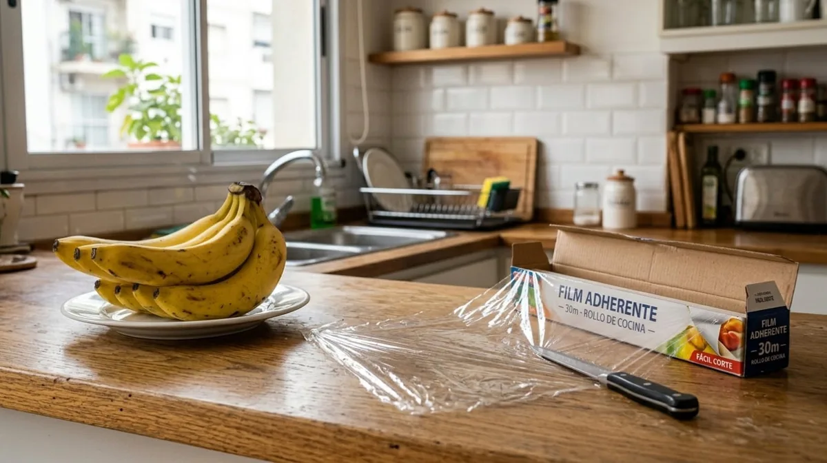 Los fruteros coinciden: “Para que las bananas no se pongan negras enseguida, no las guardes en la heladera; mejor usá papel film”