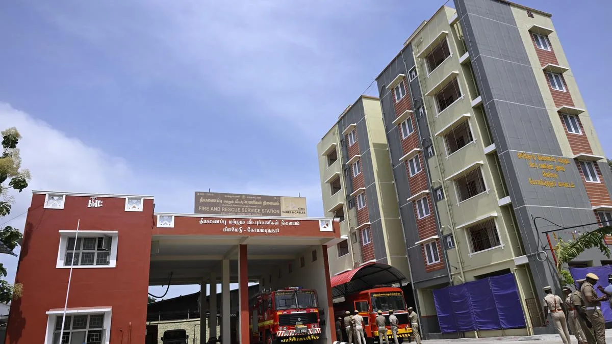 Living quarters for firefighters in Coimbatore commissioned virtually by CM Vijay