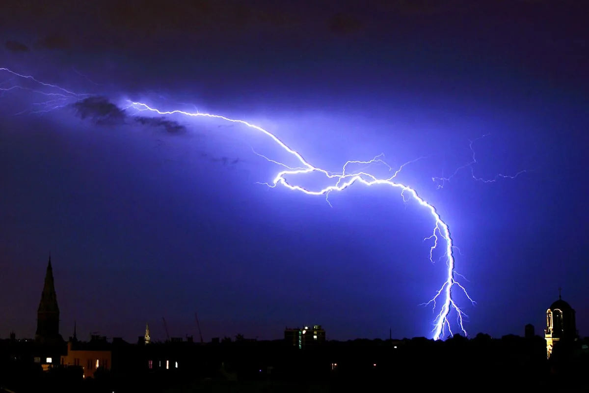Thunderstorm warning for London as weather alert issued with capital at risk of flooding