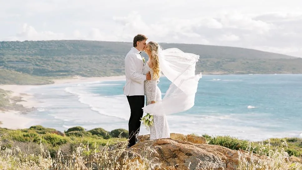 Wedding of the week: Yallingup was the perfect picturesque backdrop for this heartfelt celebration
