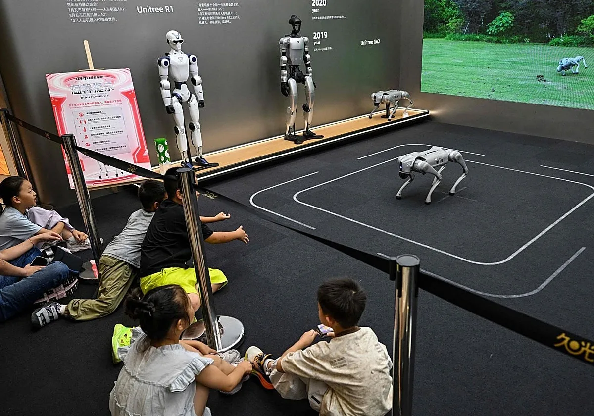 Locura por el estreno en bolsa de la gran factoría china de robots de compañía