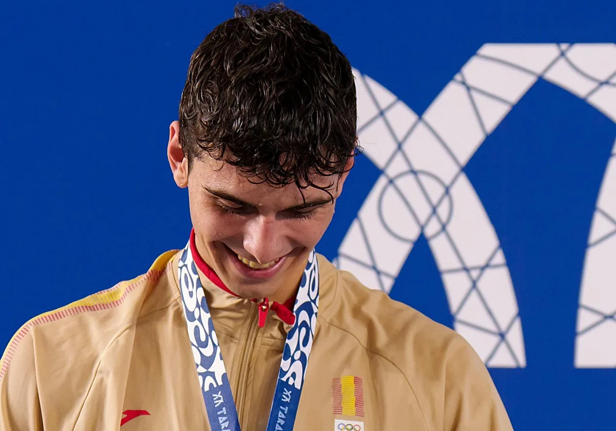 Medalla de plata para el nadador sevillano Cristóbal Vargas en los Juegos Mediterráneos