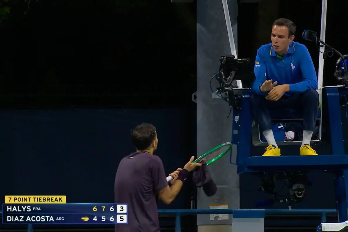 US Open: el fallo del juez de silla que perjudicó al argentino Facundo Díaz Acosta
