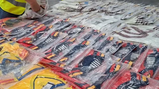 Apreendidas mais de 200 camisolas de futebol contrafeitas em Espanha