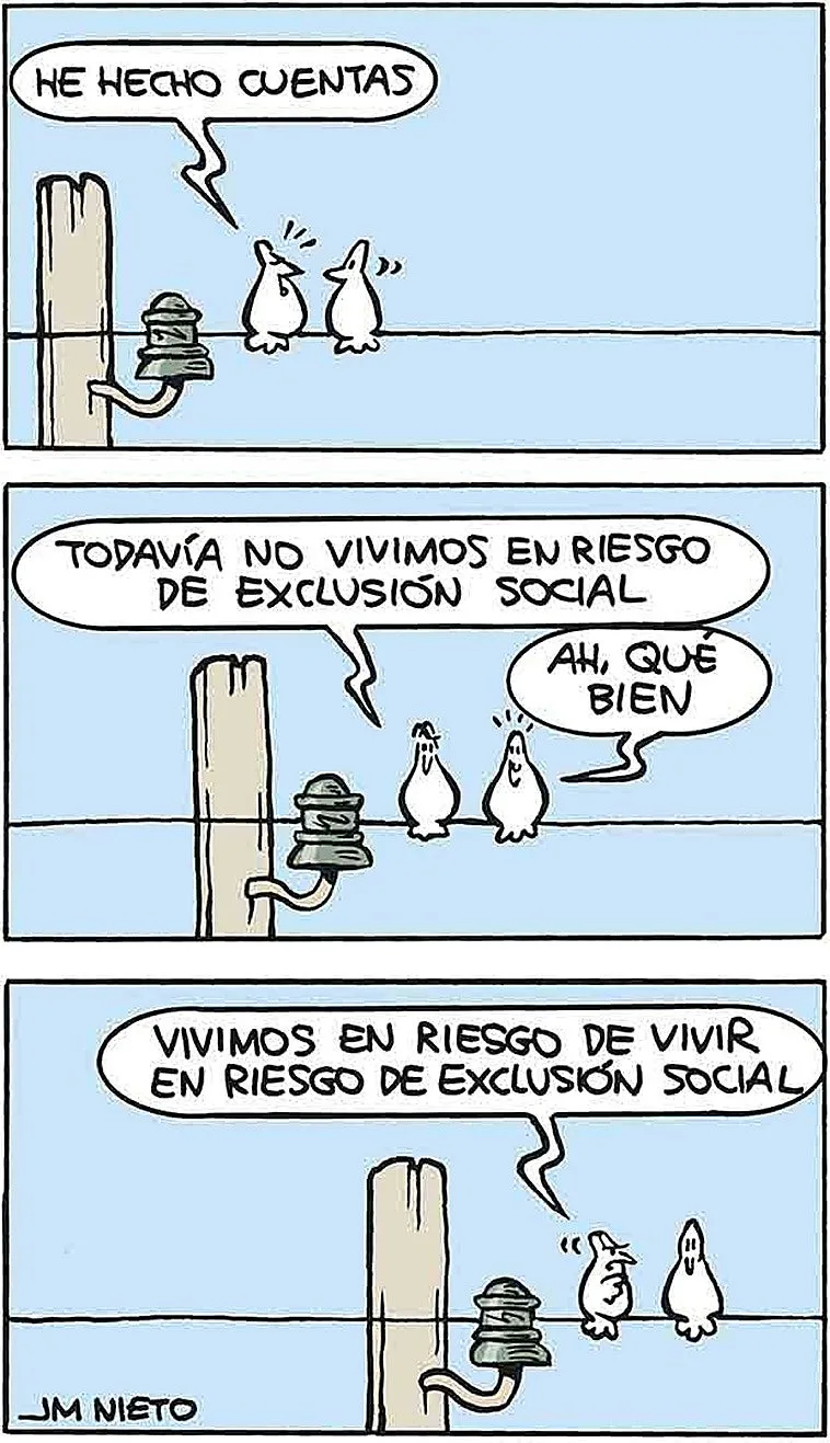 El riesgo de exclusión social