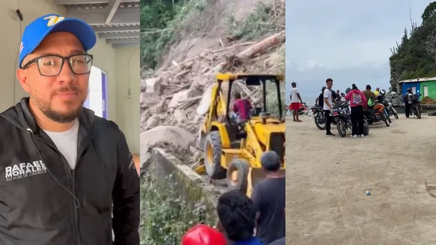 EN VIDEOS: Habilitan ruta marítima gratuita para evacuar turistas de Choroní tras derrumbes