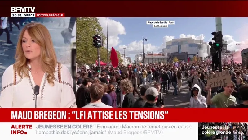 Le retrait des grenades assourdissantes est "une décision temporaire", assure Maud Bregeon porte-parole du gouvernement