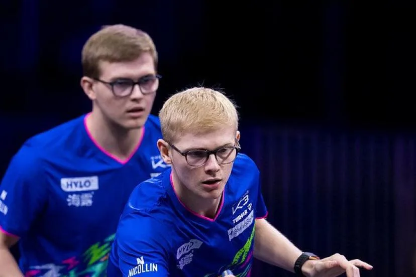 Les frères Lebrun en demi-finales du double au Grand Smash européen à Malmö