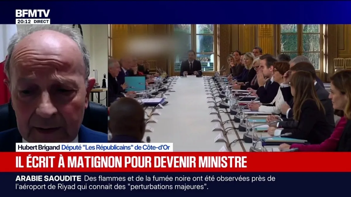 "Moi j'y vais franco, pour l'instant je n'ai pas de réponses": Hubert Brigand, député LR de Côte-d'Or, a écrit à Matignon pour devenir le nouveau ministre de la ruralité