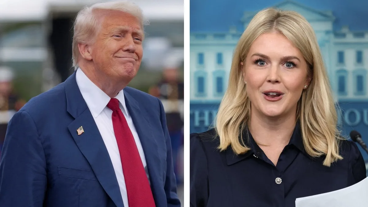 Leavitt likes her children more than me: Trump jokes over Press Secretary's exit