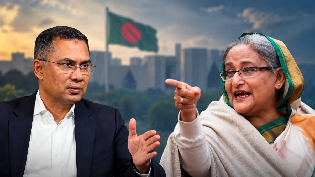 Your father visited India when I was here, why can't you? Hasina blasts Bangladesh PM