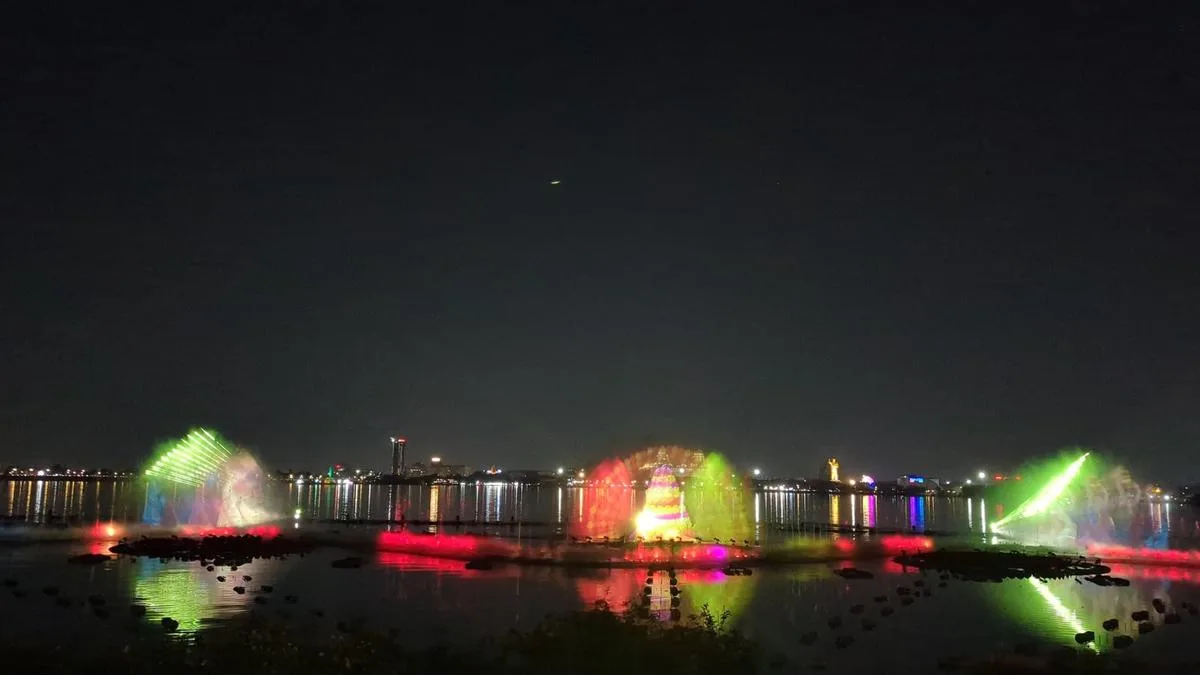 Multimedia laser show, water fountain open to visitors at Sanjeevaiah Park in Hyderabad