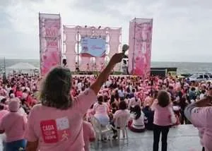 Maracaibo se vistió de rosa con la caminata por la vida