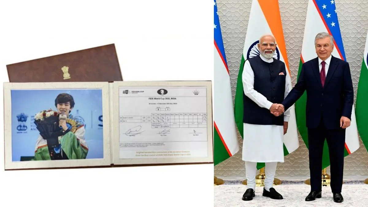 'Chess diplomacy': AICF chief on PM Modi gifting Sindarov’s WC sheet to Uzbek prez