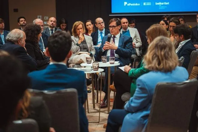 European Bridges’ reúne a un centenar de personas en Bruselas para debatir con Illa la importancia de la prosperidad compartida
