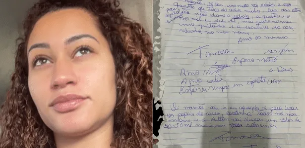 'Espero não ser um adeus': carta encontrada após jovem ser resgatada em GO