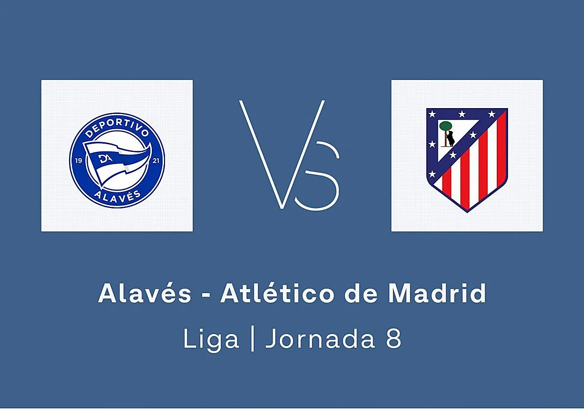 Estadísticas del Alavés - Atlético de Madrid de la jornada 8 de la Liga