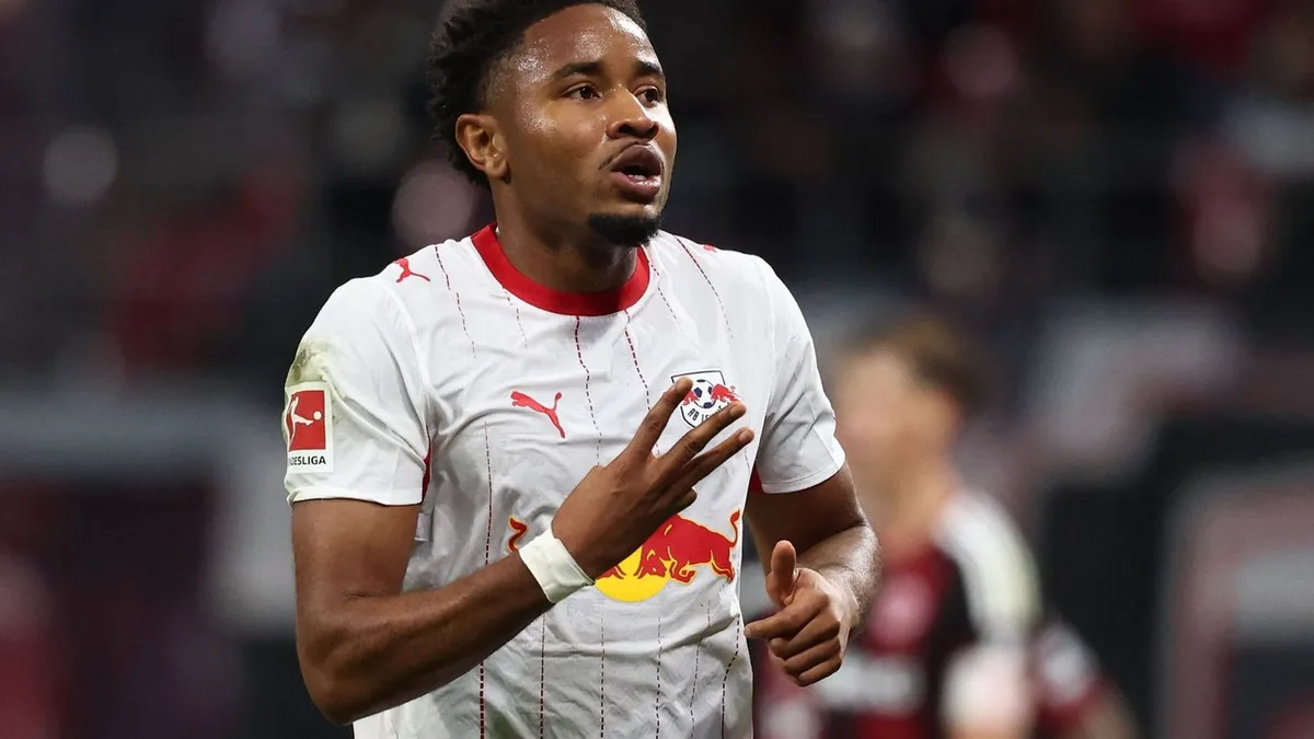 Fußball-Bundesliga: Nkunku-Hattrick: RB Leipzig demontiert Frankfurt
