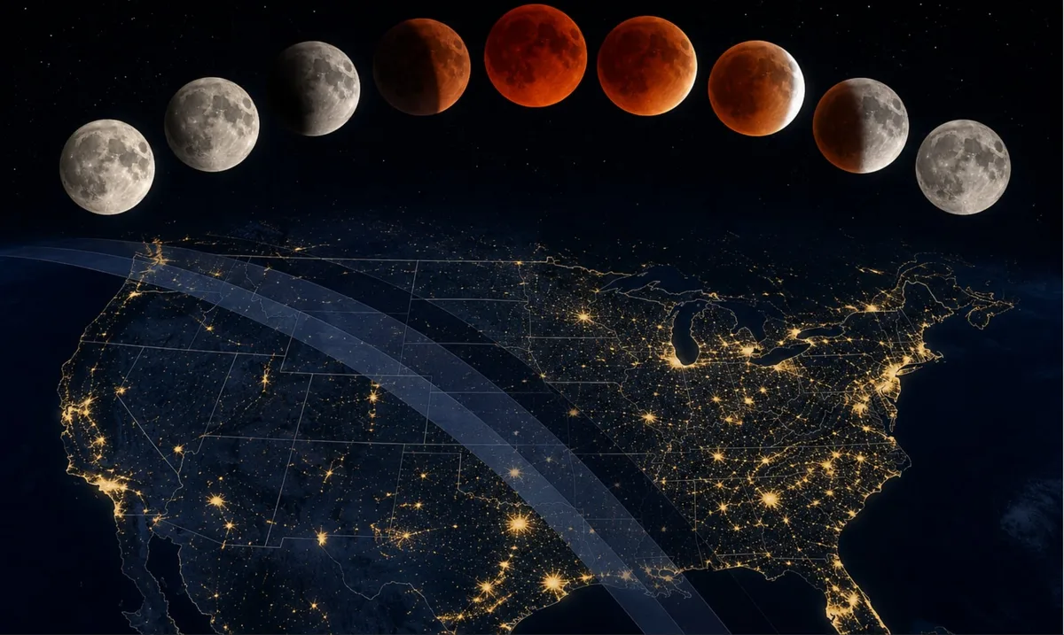 Eclipse lunar en Florida: a qué hora y cómo ver el fenómeno en Miami, Orlando y Tampa