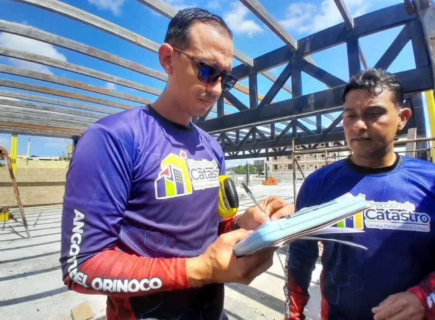 Dirección de catastro despliega inspecciones técnicas en Angostura del Orinoco