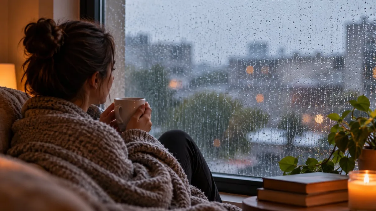 Psicólogos afirman: las personas que disfrutan los días de lluvia aprovechan el ambiente para reflexionar