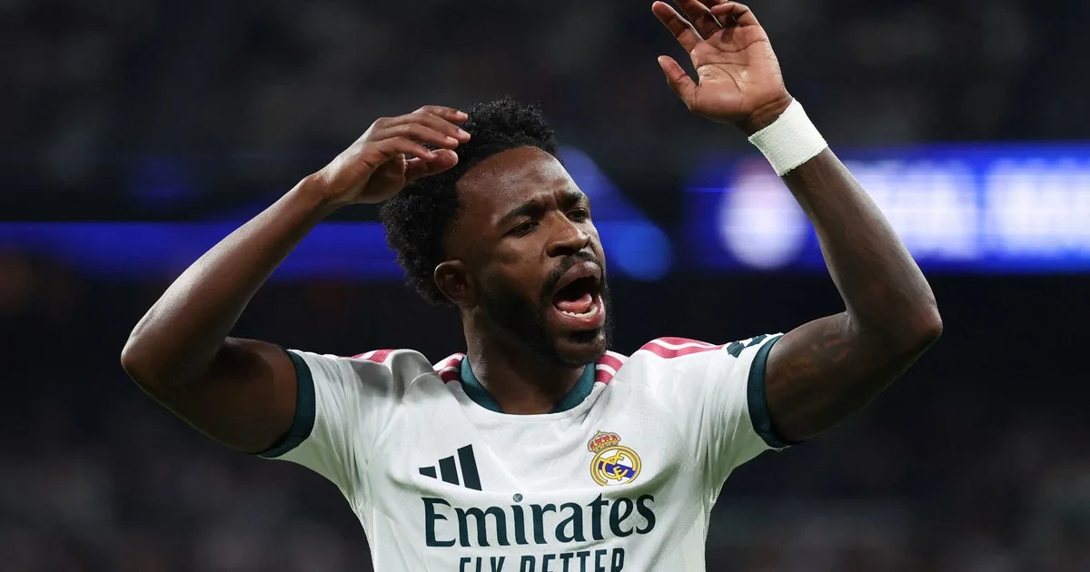 Durísima sanción para Vinicius: no podrá jugar el clásico contra Barcelona