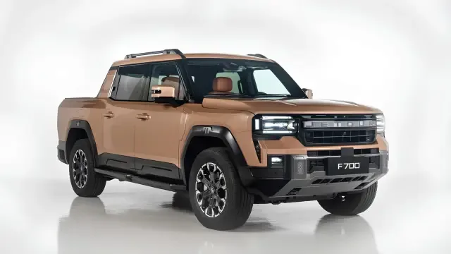 Jetour registra picape F700 no Brasil com 904 cv e 1.300 km de alcance