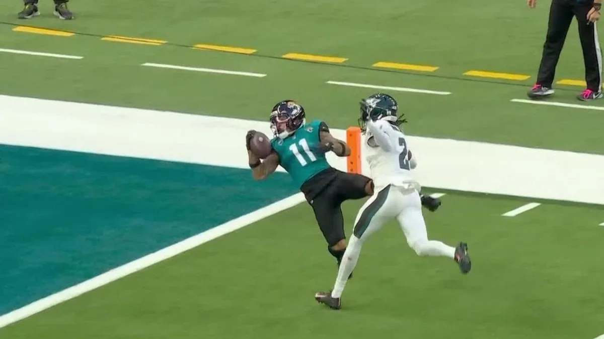 Jaguars’ Washington makes ridiculous one-handed catch for second TD