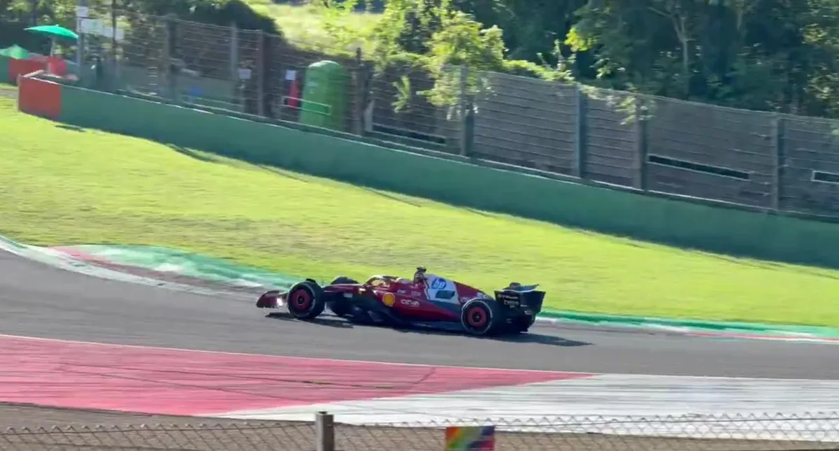 Rafael Câmara realiza testes com carro de 2025 da Ferrari em Ímola